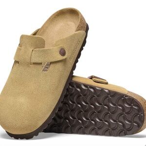 Birkenstock Boston Suede Leather - Latte Cream NWT
SIZE 40N